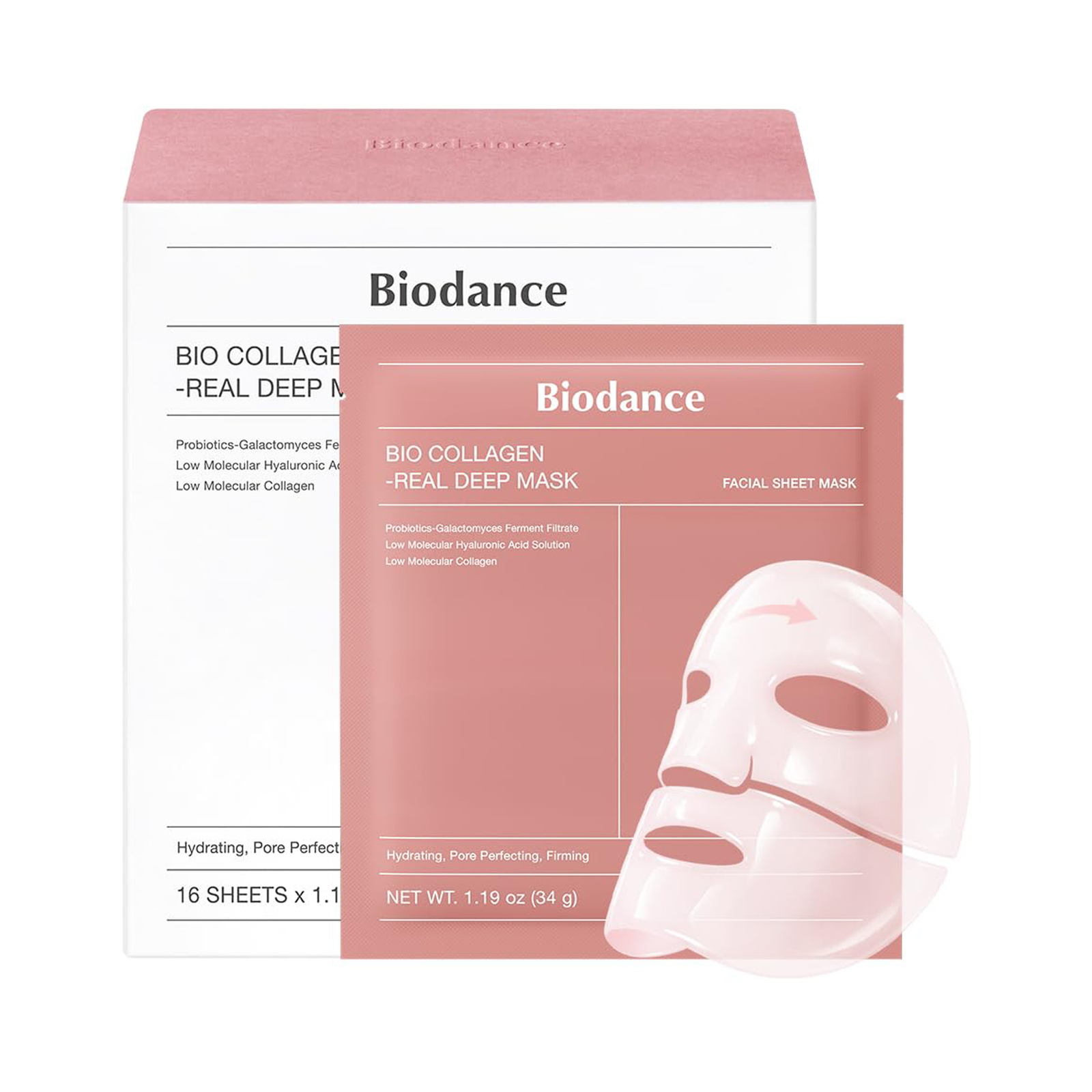 Biodance Bio Collagen-Real Deep Mask 16ea x 1.19 oz.(34g)