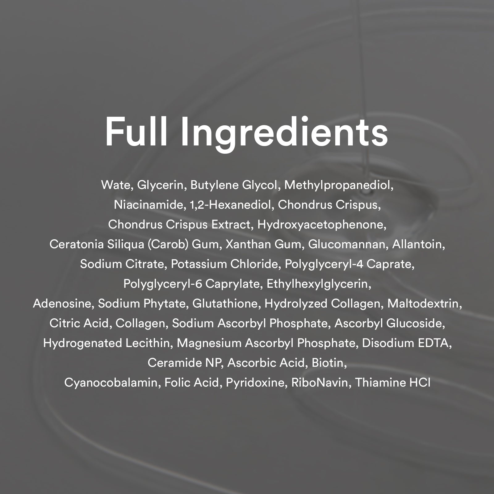 Glow collagen mask Glutathione film