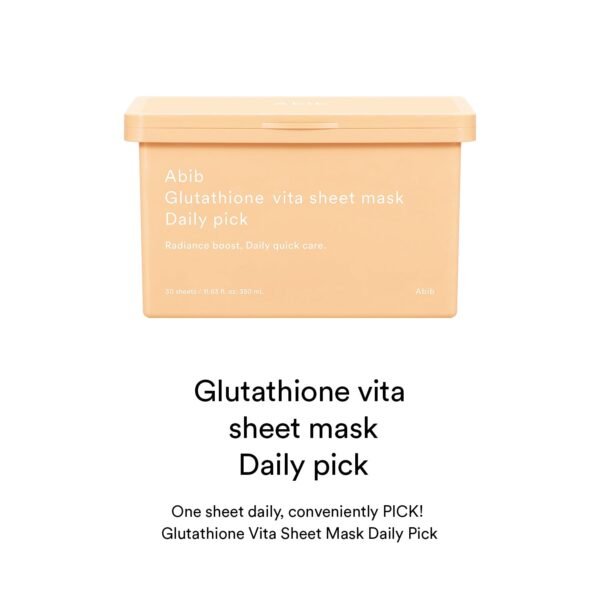 Glutathione vita sheet mask Daily pick