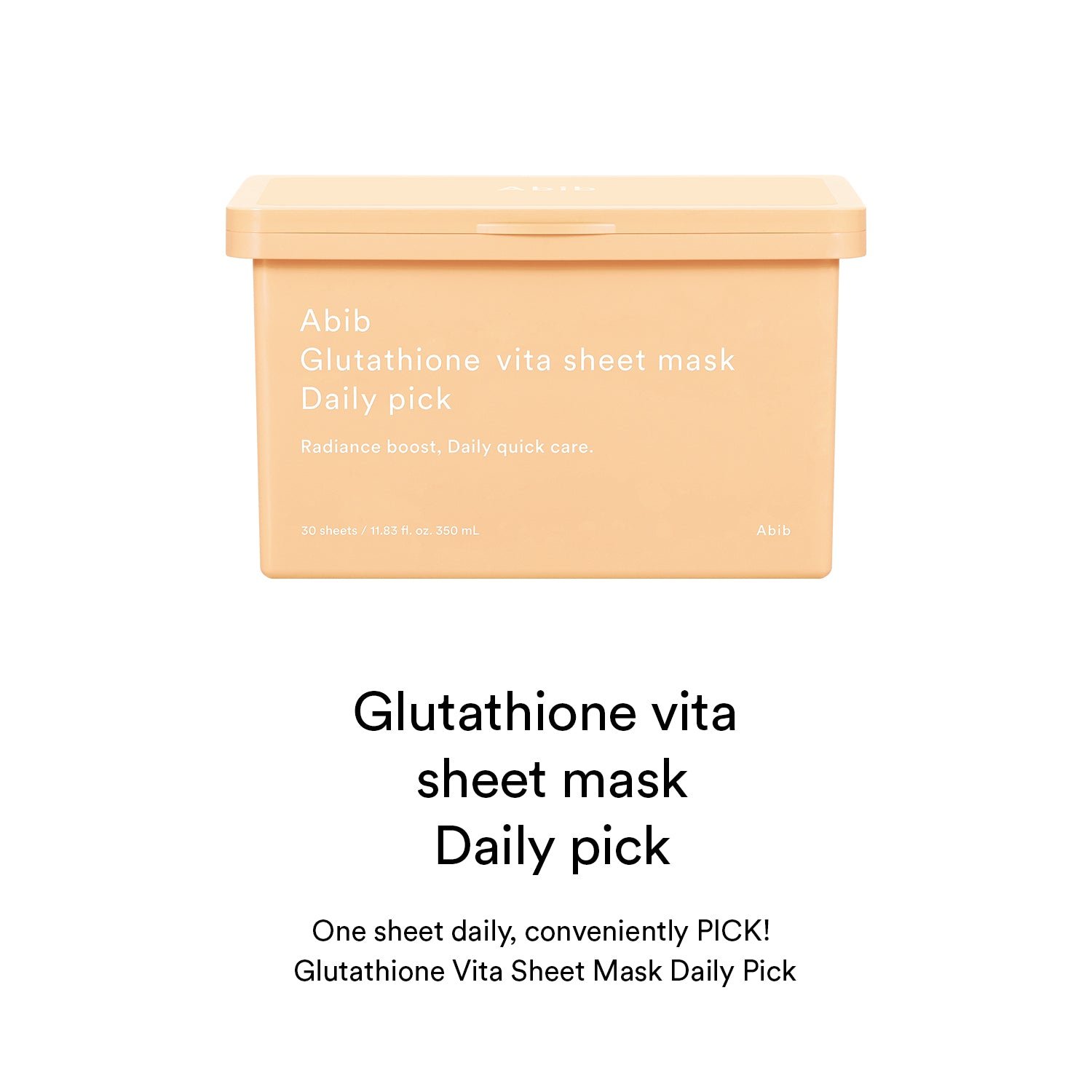 Glutathione vita sheet mask Daily pick