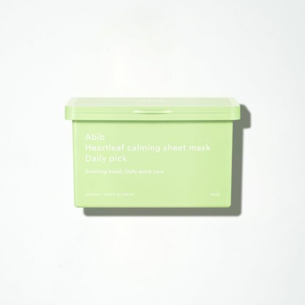 Heartleaf calming sheet mask Daily pick