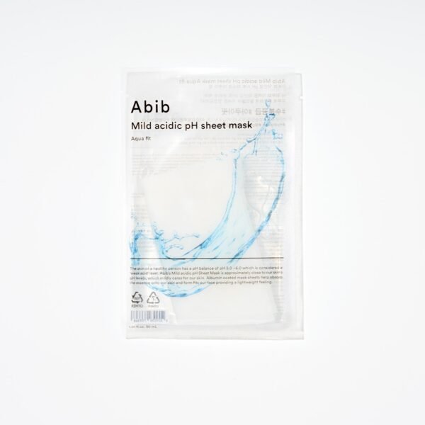 Mild acidic pH sheet mask Aqua fit(10 sheets)
