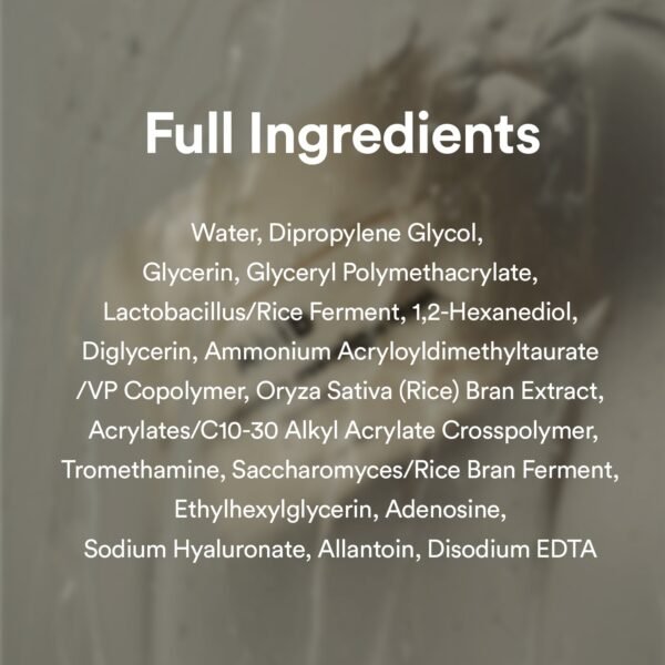 Rice probiotics overnight mask Barrier jelly