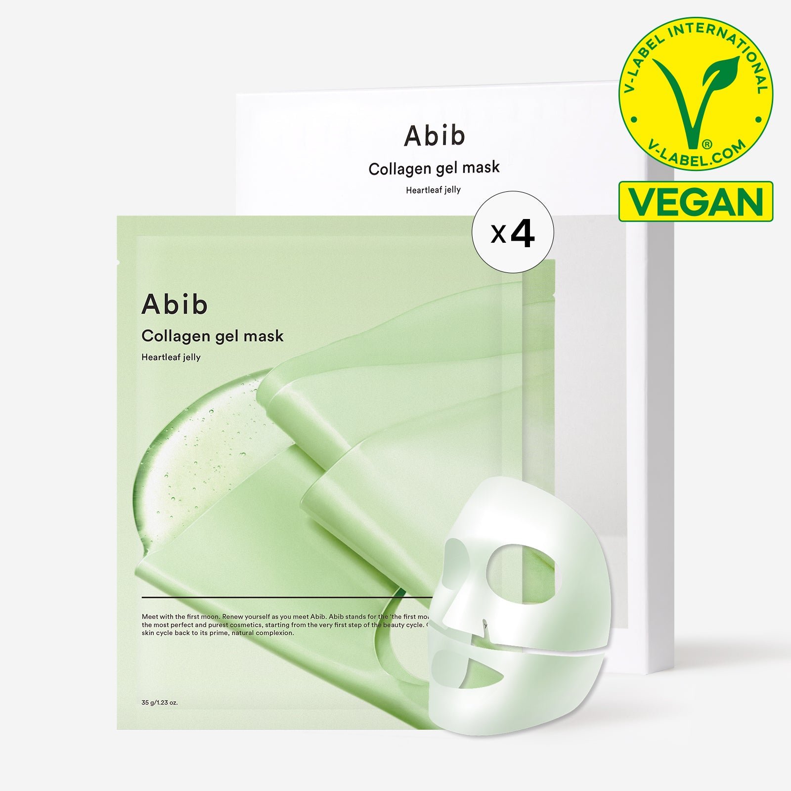 Vegan Collagen gel mask Heartleaf jelly