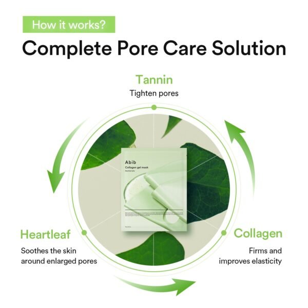 Vegan Collagen gel mask Heartleaf jelly