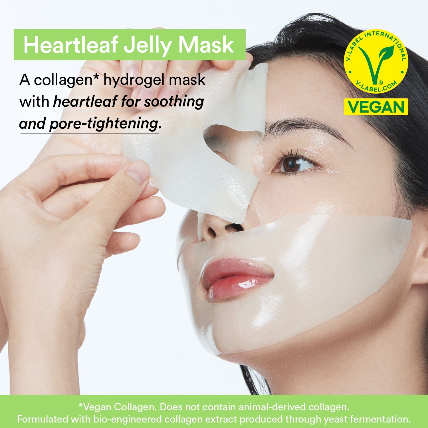 Vegan Collagen gel mask Heartleaf jelly
