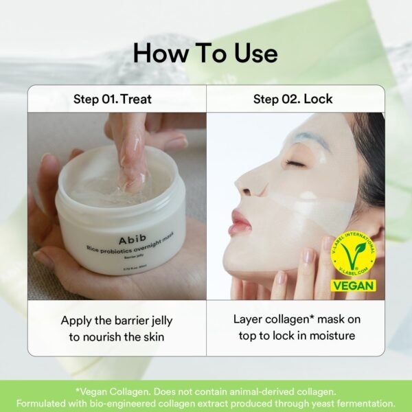 Vegan Collagen gel mask Heartleaf jelly