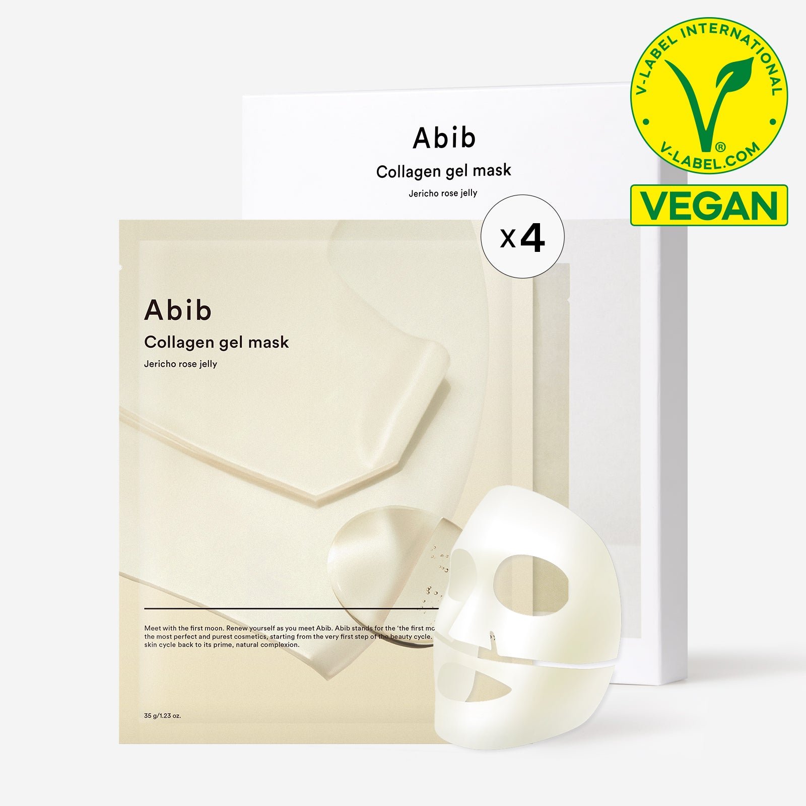 Vegan Collagen gel mask Jericho rose jelly