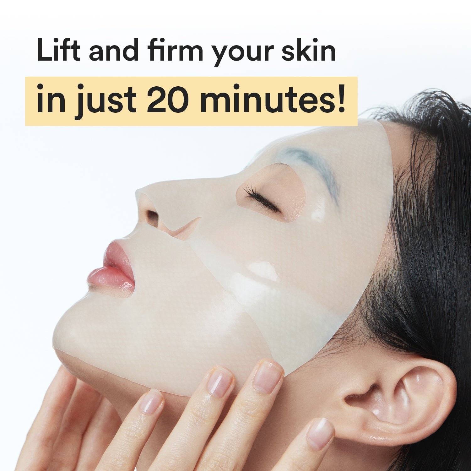 Vegan Collagen gel mask Jericho rose jelly
