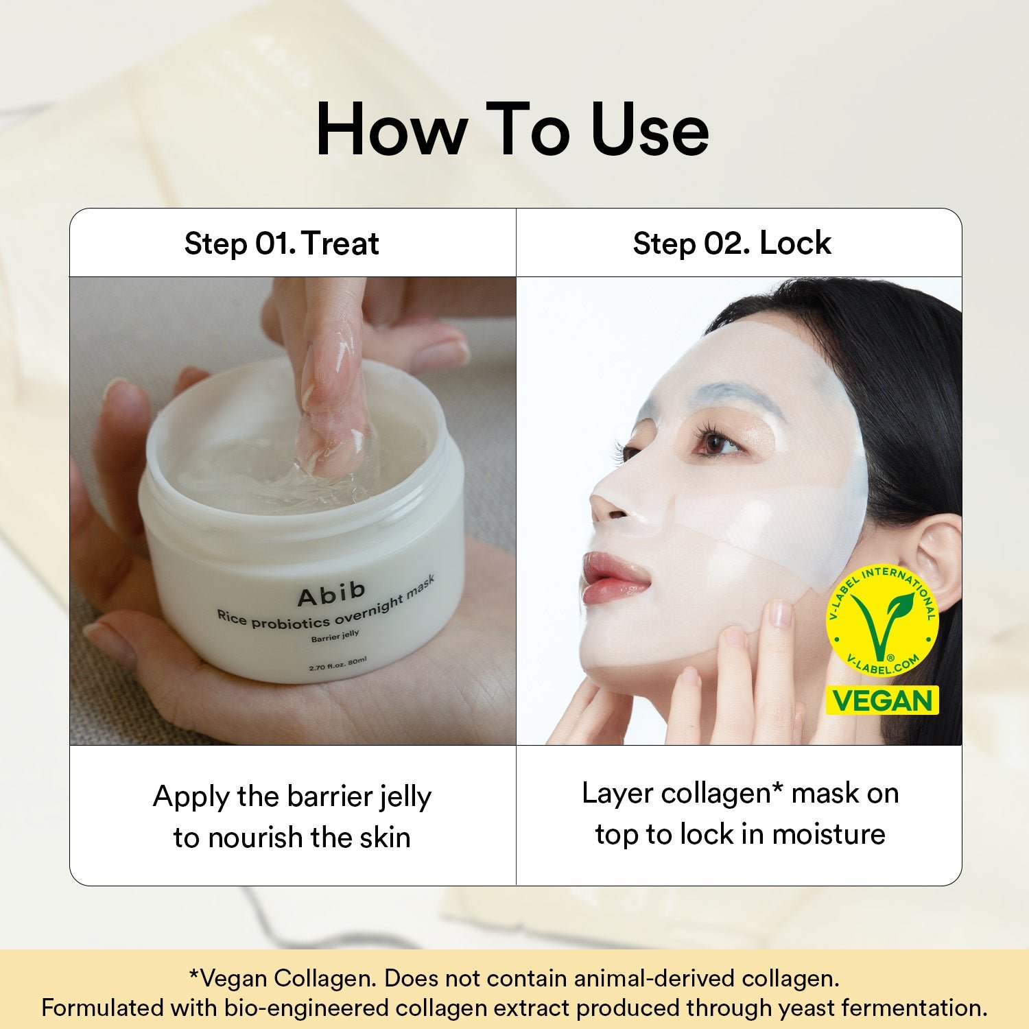 Vegan Collagen gel mask Jericho rose jelly