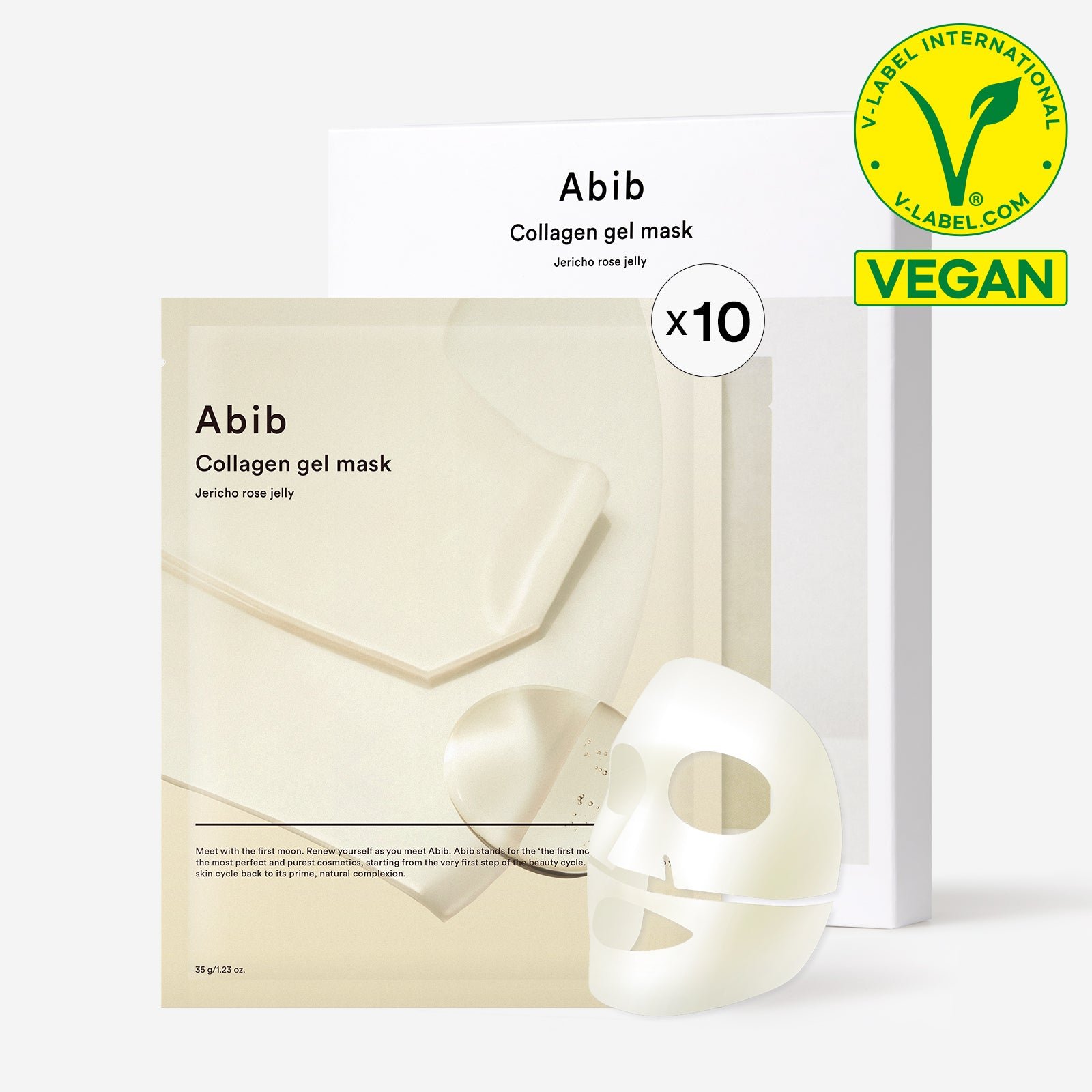 Vegan Collagen gel mask Jericho rose jelly