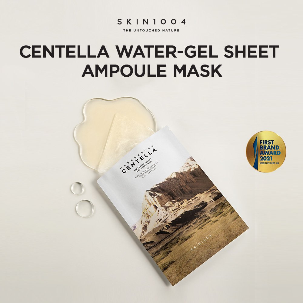 Madagascar Centella Watergel Sheet Ampoule Mask (5ea) - Gallery image 1
