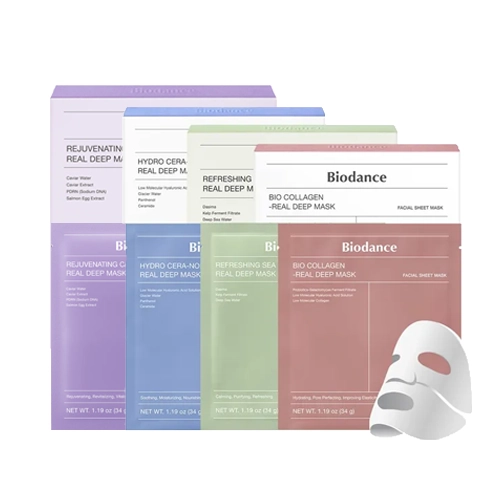 FacialMasks Real Deep Mask Set (4 types*4ea)