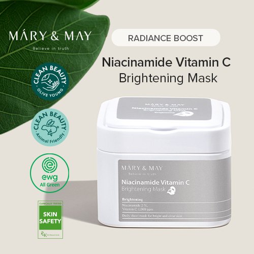 Niacinamide Vitamin C Brightening Mask (30ea) - Gallery image 1