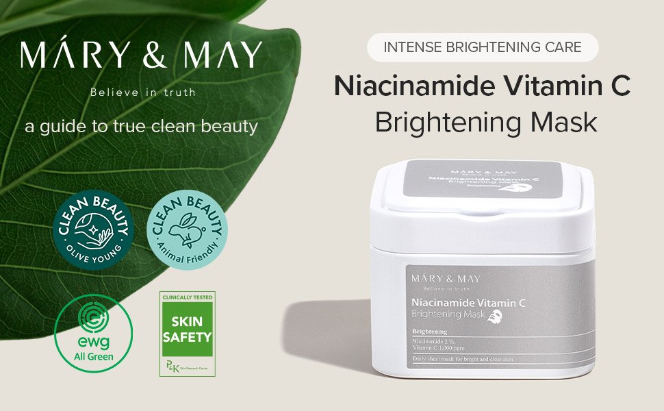 Niacinamide Vitamin C Brightening Mask (30ea) - Detail image 1