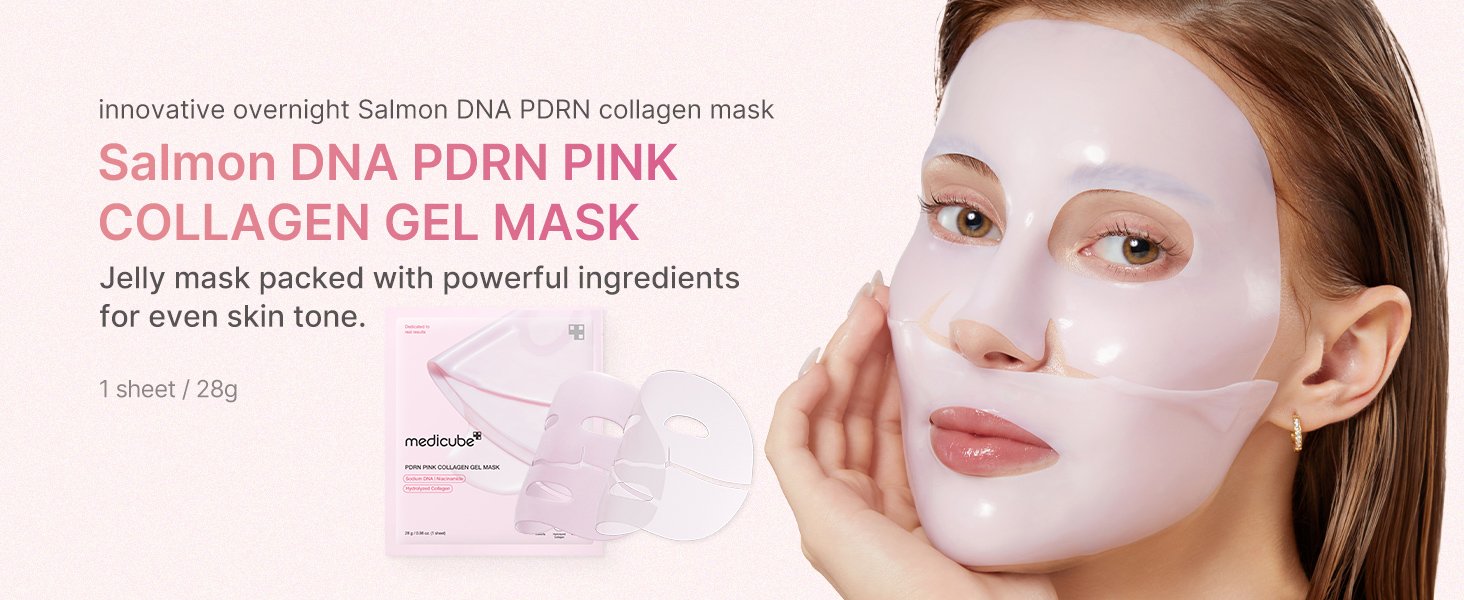 PDRN Pink Collagen Gel Mask (4ea) - Detail image 1