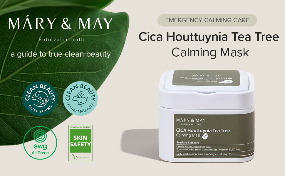 CICA Houttuynia Tea Tree Calming Mask (30ea) - Detail image 1