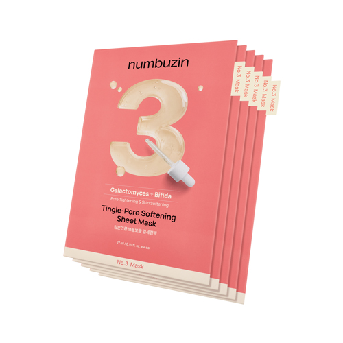 FacialMasks No.3 Tingle-Pore Softening Sheet Mask (5ea)