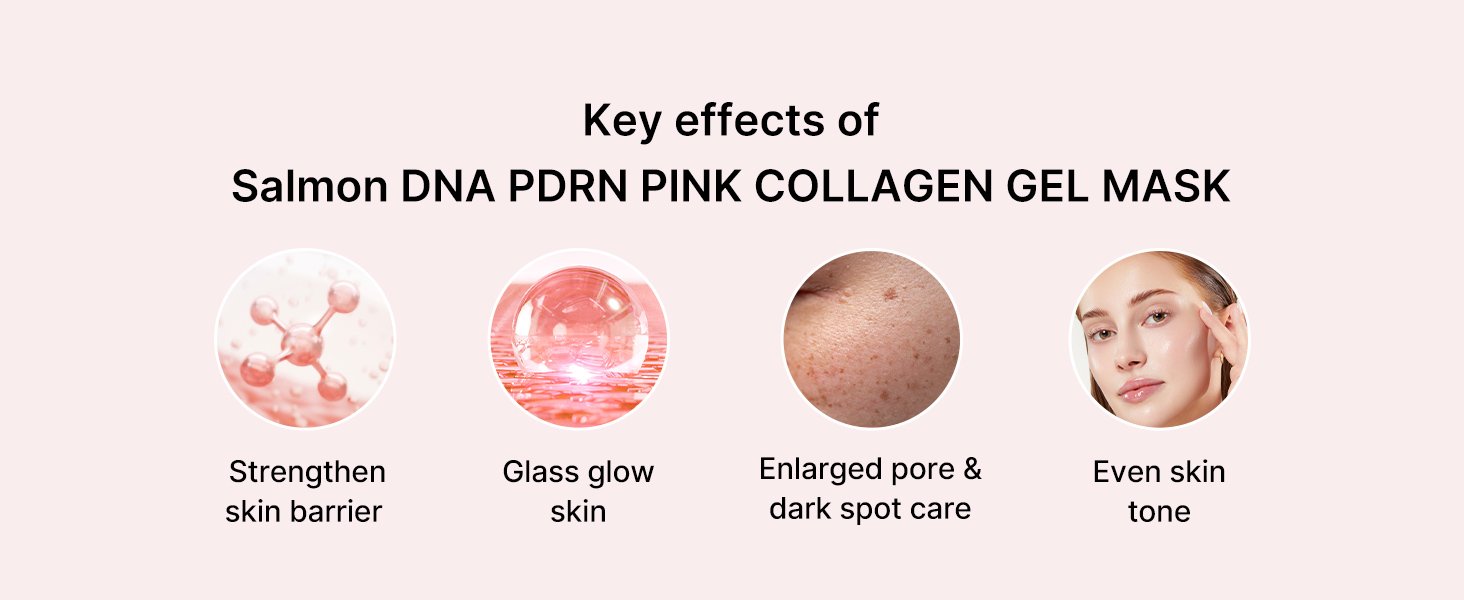 PDRN Pink Collagen Gel Mask (4ea) - Detail image 3