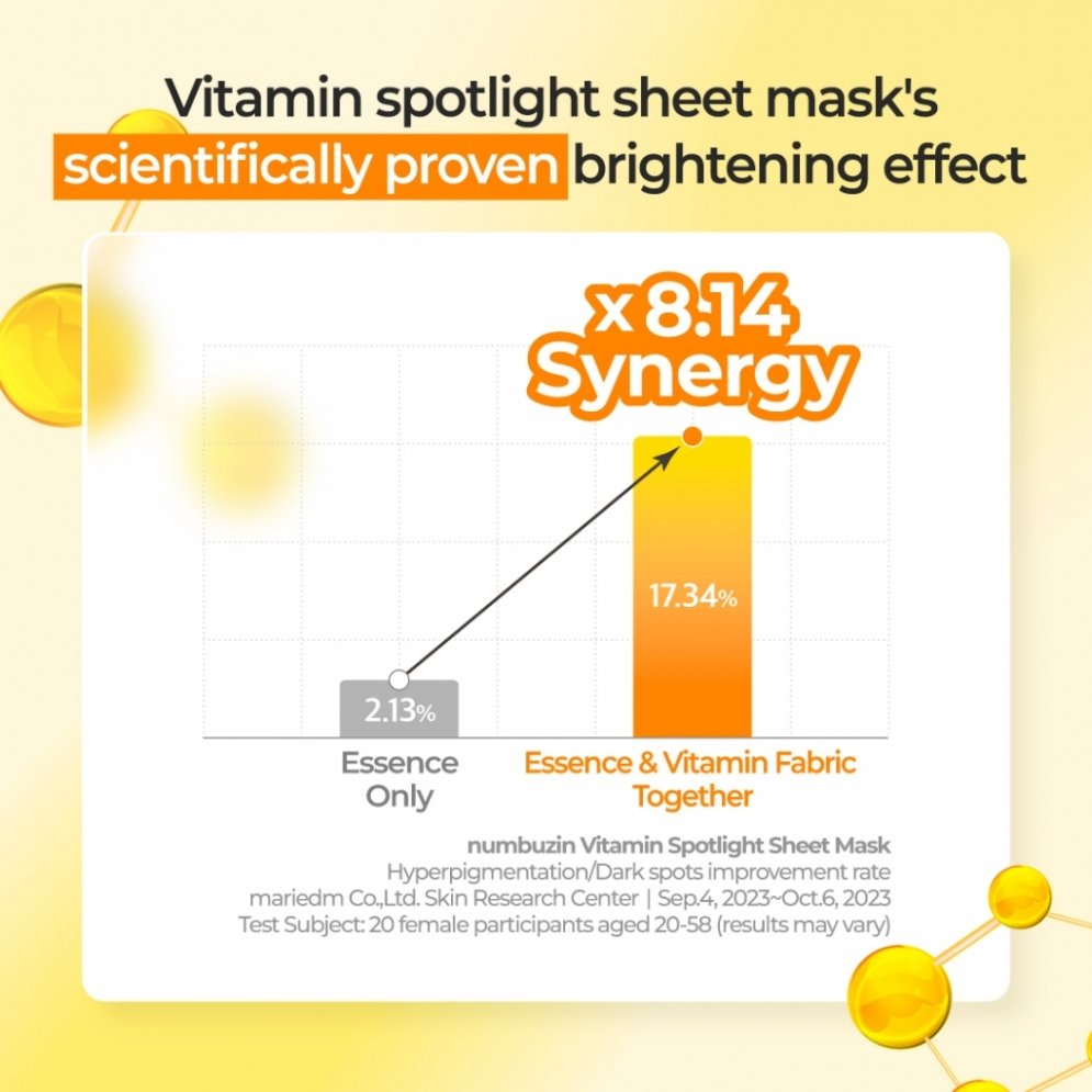 No.5 Glutathione Vitamin Mask (5ea) - Detail image 4