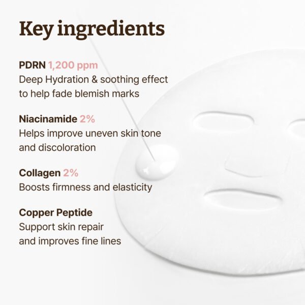 Advanced PDRN Rejuvenating Mask (4ea) - Gallery image 7