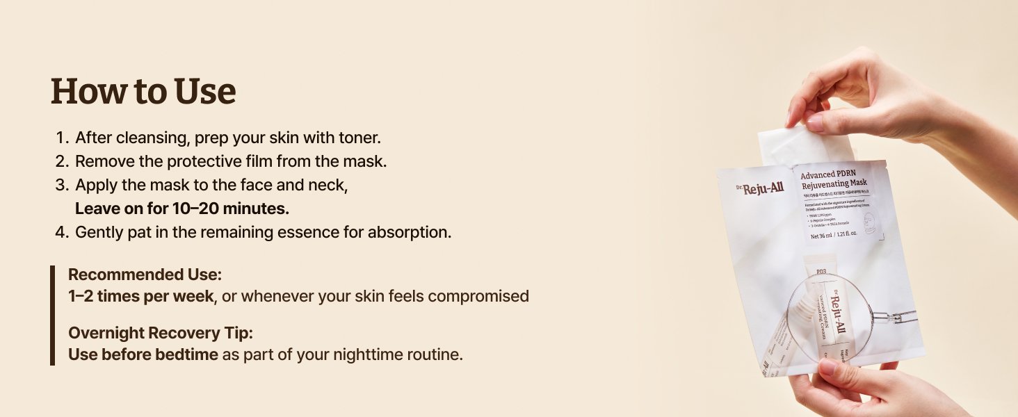 Advanced PDRN Rejuvenating Mask (4ea) - Detail image 9