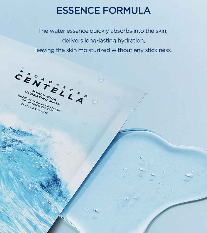Madagascar Centella Hyalu-Cica Hydrating Mask (5ea) - Detail image 10