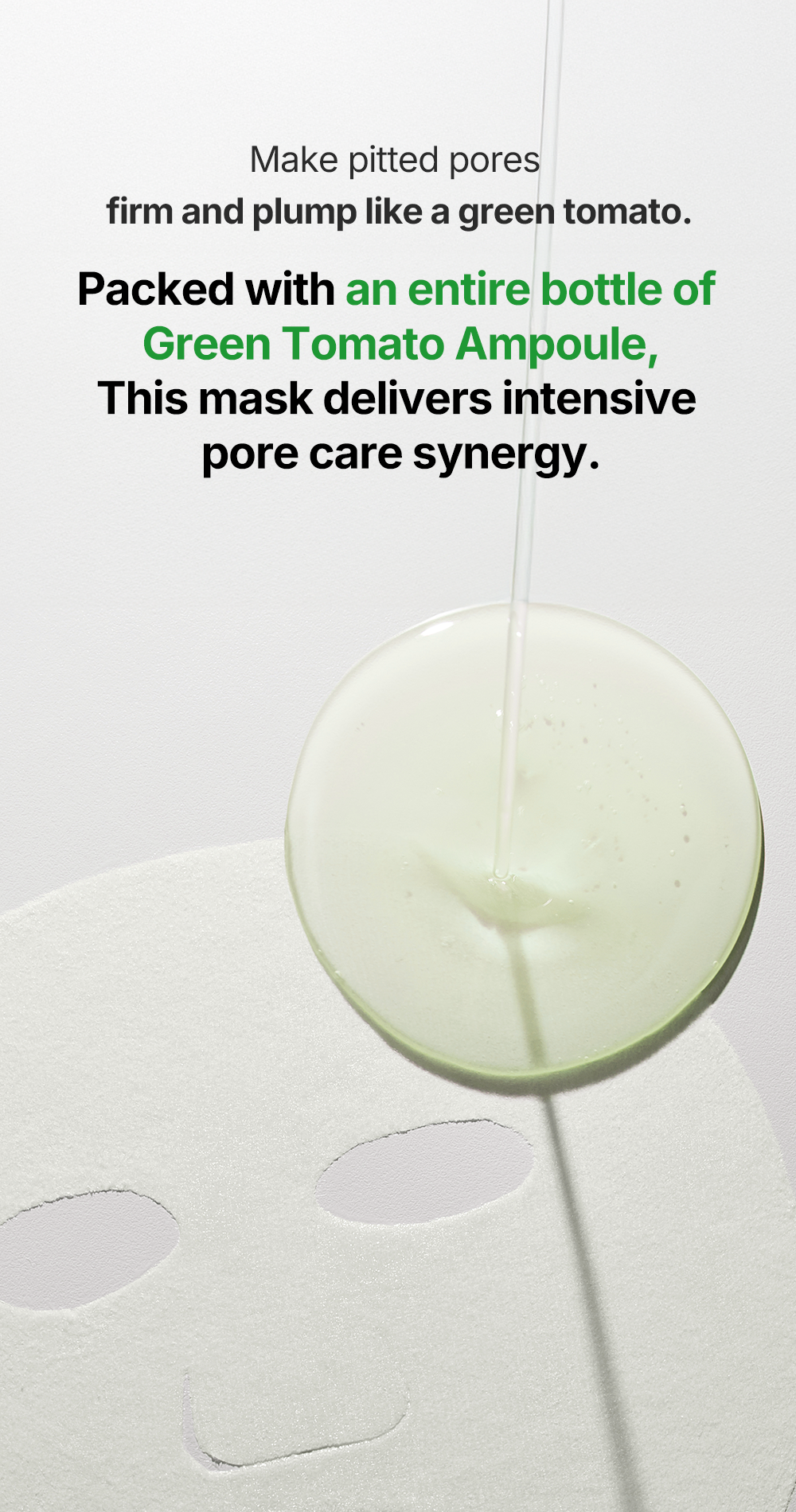 *renew* Green Tomato NMN Pore Lifting Ampoule Mask (1ea) - Detail image 12
